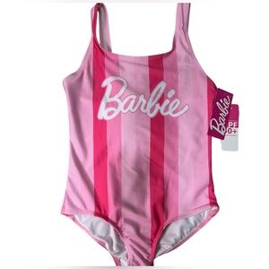 Barbie Pink and White Swimsuit